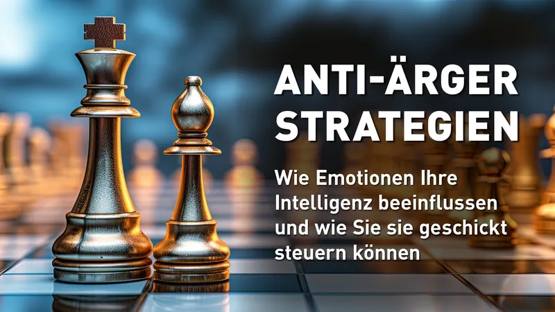 Anti-Ärger Strategien: Wie Emotionen deine Intelligenz beeinflussen und wie du sie geschickt steuern kannst Streaming