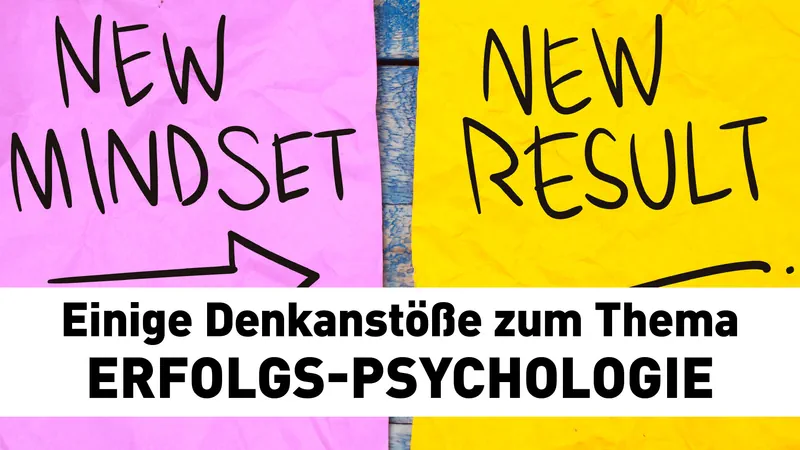 Einige Denkanstöße zum Thema Erfolgs-Psychologie: Optimisten versus Pessimisten: Der Schlüssel zum Erfolg liegt im Denken Streaming